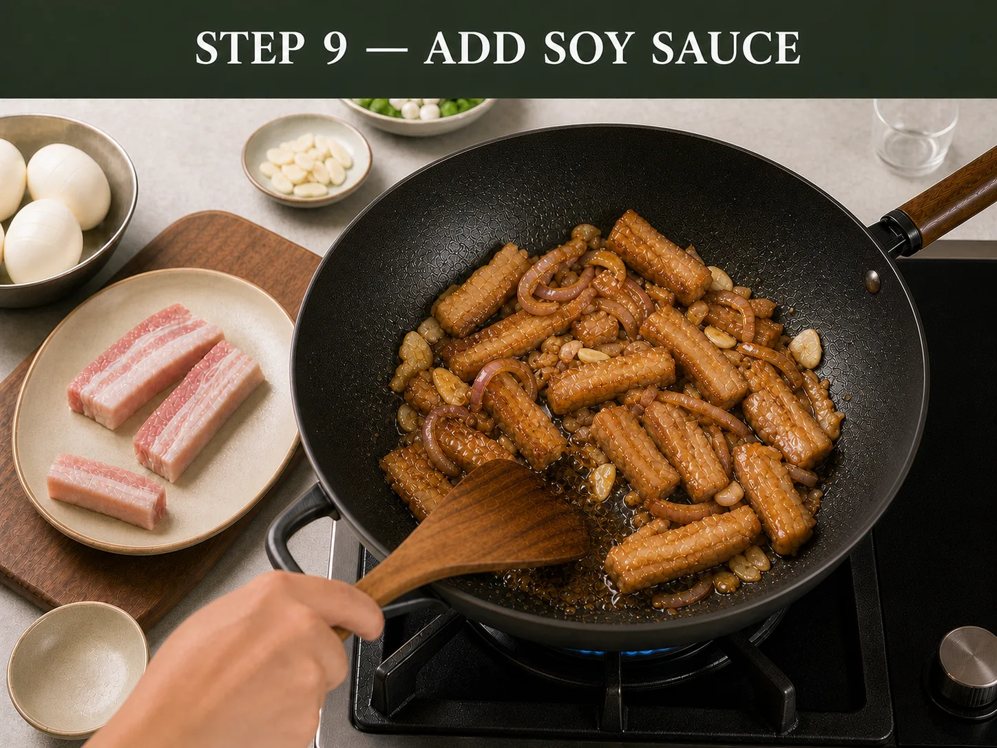 Taiwanese Braised Pork Rice (Lu Rou Fan)